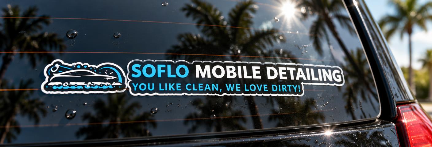 Why Every SoFlo Detail Leaves With a Stickerine.com Die-Cut Sticker